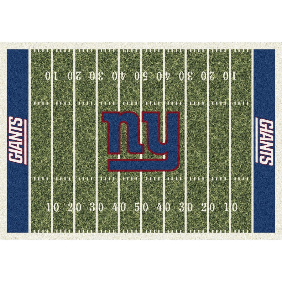 Milliken 533321-201-1063 NFL Home Field Multicolor Rectangular Indoor Tufted Sports Area Rug (Common: 5 x 8; Actual: 64-in W x 92-in L)
