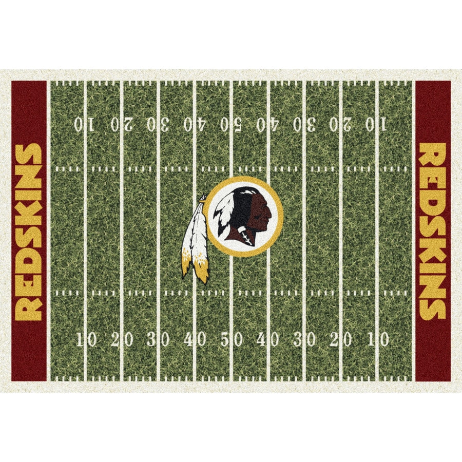 NFL House Divided - Cowboys / Redskins House Divided Non-Skid Mat  Rectangular Area Rug