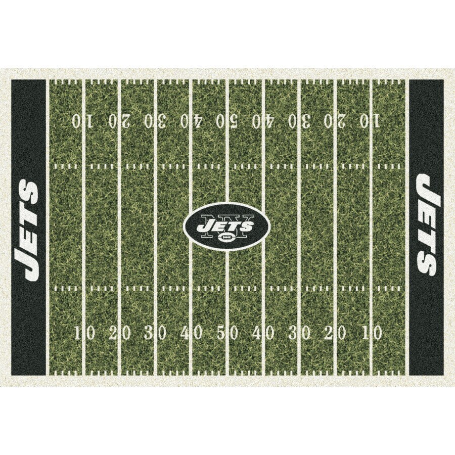 Milliken Rectangular Multicolor Sports Tufted Area Rug 8ft x