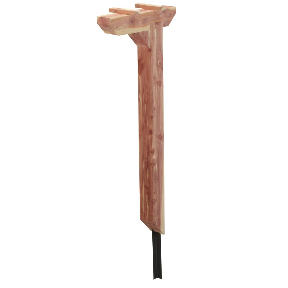Cedar Works M151 Address of Distinction QuikPost No-Dig Mailbox Post