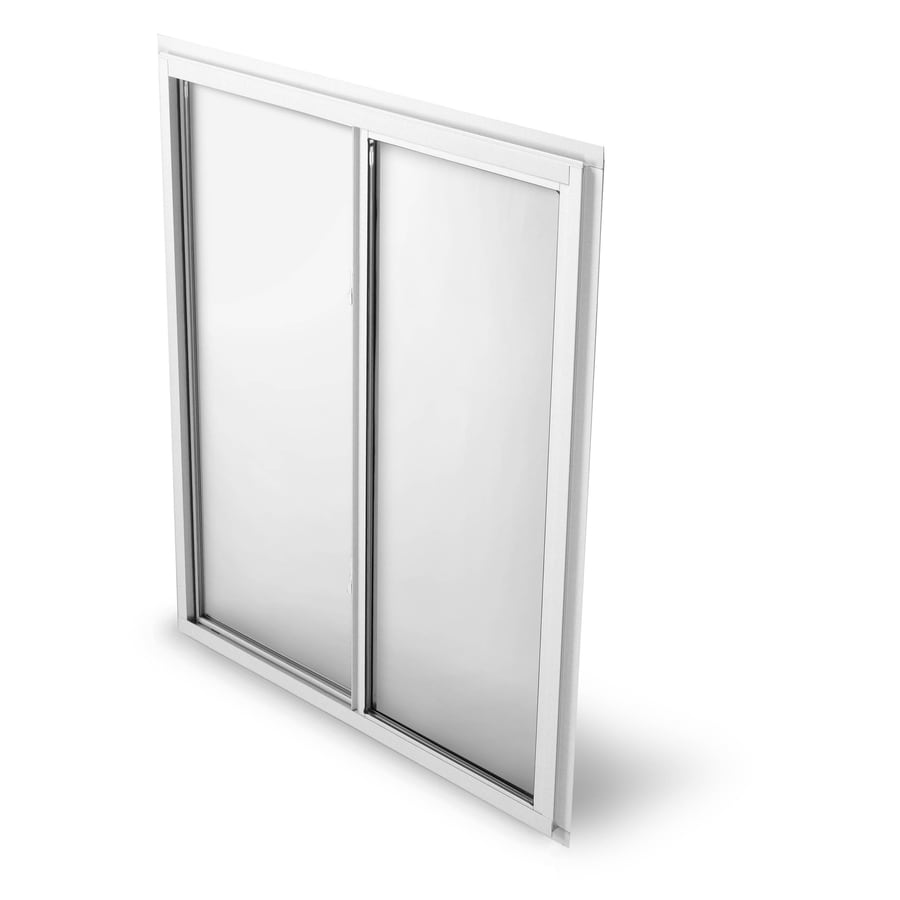 BetterBilt White Exterior White Interior Left-Handed Vinyl Sliding ...