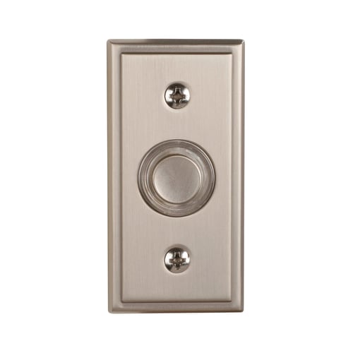 Satin Nickel Doorbell Button