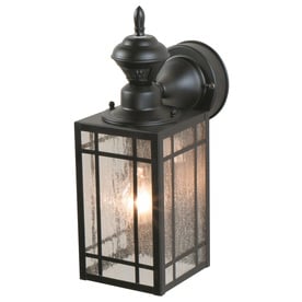 UPC 016963241527 product image for Heath Zenith 15.375-in H Black Motion Activated Outdoor Wall Light | upcitemdb.com