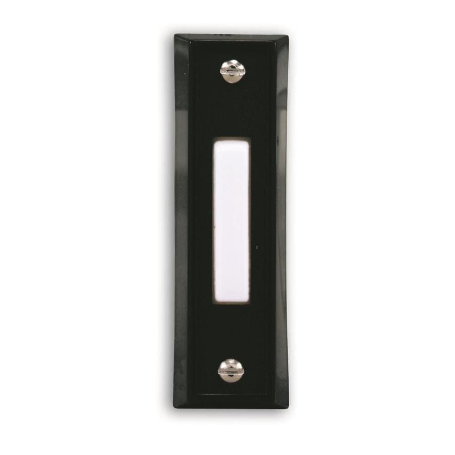 Utilitech Black Doorbell Button At