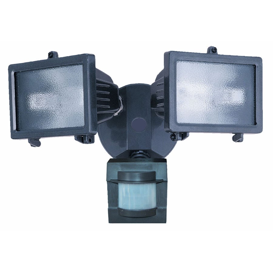 Heath Zenith 110-Degree Halogen 2-Head Motion-Activated Flood
