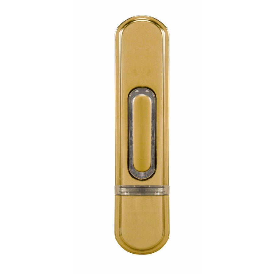 Heath Zenith Wireless Polished Brass Doorbell Button (Batteries