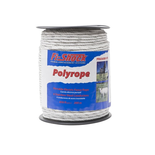 FiShock 656ft Electric Fence Poly Rope in the Electric Fence Wire