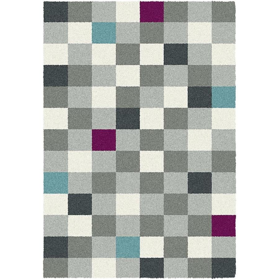 Balta 14805075-5X7 Adalyn Silver 5 x 7 Multicolor Rectangular Indoor Machine-Made Area Rug (Common: 5 x 7; Actual: 5.2-ft W x 7.5-ft L)