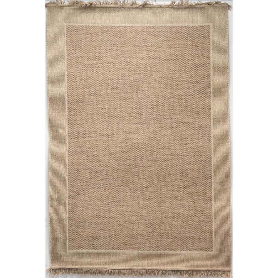 Allen + roth Indy Rope 8ft x 10ft Beige Indoor/Outdoor Area Rug