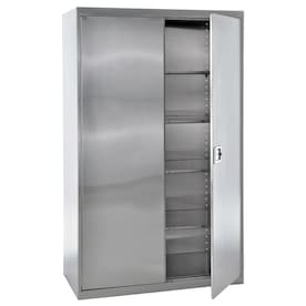 Stainless Steel Garage Cabinets Storage Systems At Lowes Com