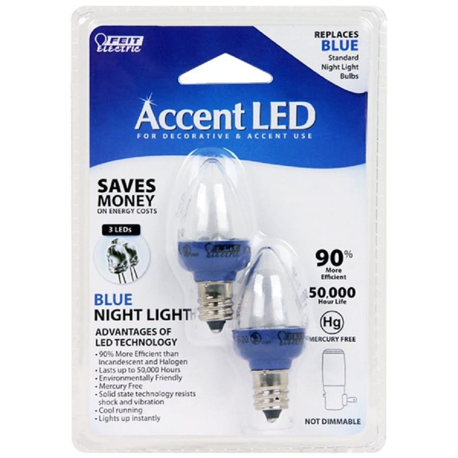 Feit Electric 2 Pack Clear And Blue Led Night Lights At Lowes Feit Electric 2 Pack Clear And Blue Led Night Lights