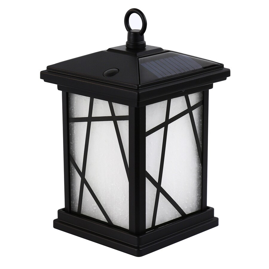 Feit Electric allen+roth LED Solar Flame Lantern D5 1pk in the Path