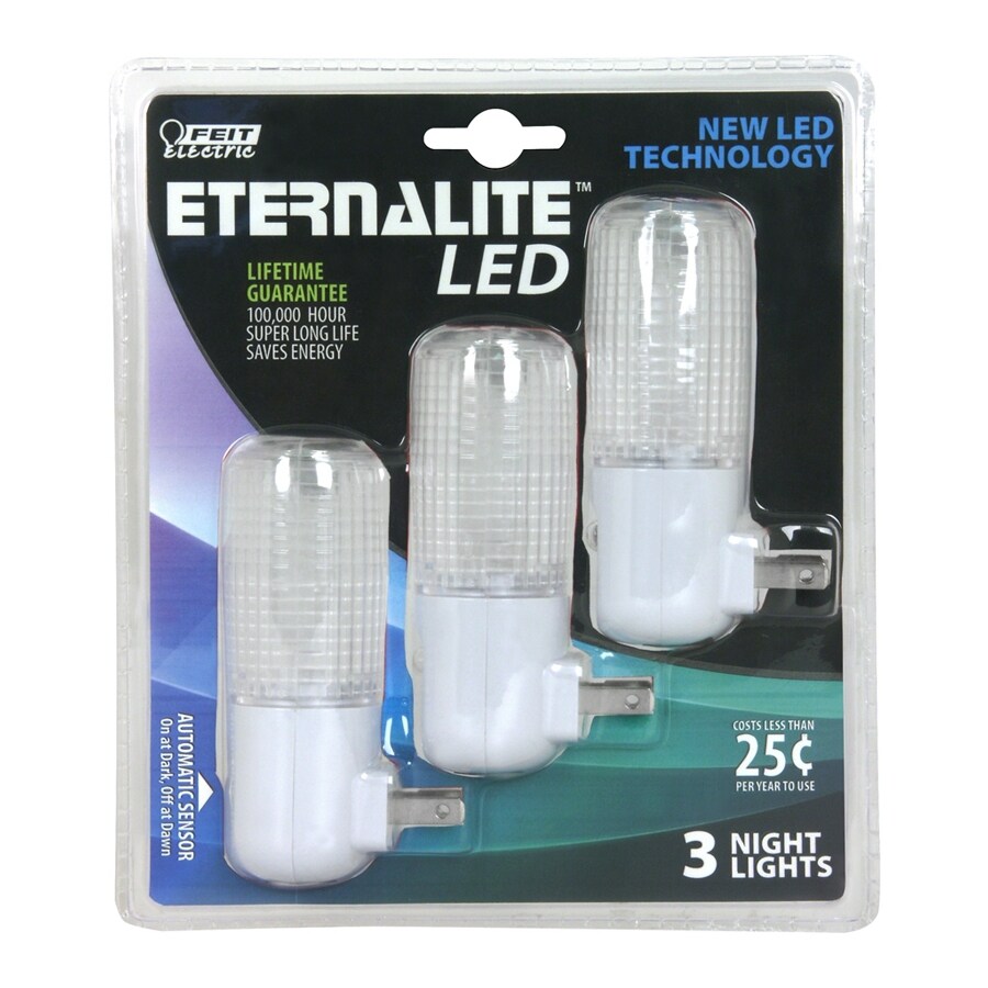 Feit Electric 3Pack White LED Night Light with Auto On/Off in the