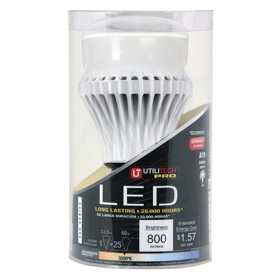 Utilitech LA19/OM800/LED MC UT 13.5W A19 LED OMNI-DIRECT 1