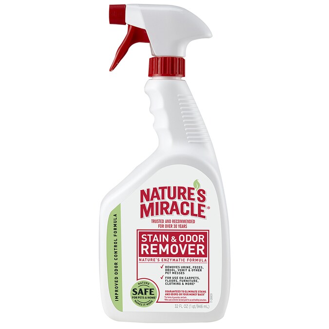 Nature's Miracle Stain and Odor 32oz Carpet Cleaning Solution in the Pet Waste Supplies
