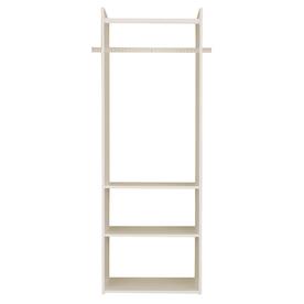 UPC 018098001090 product image for Easy Track 2-ft x 7-ft White Wood Closet Kit | upcitemdb.com