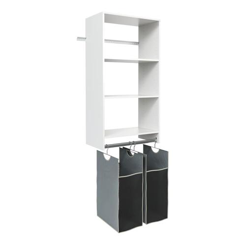 Write A Review About Easy Track Easy Track White Hamper Closet Kit