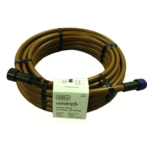 Raindrip 5/8in x 50ft Polyethylene Drip Irrigation Distribution