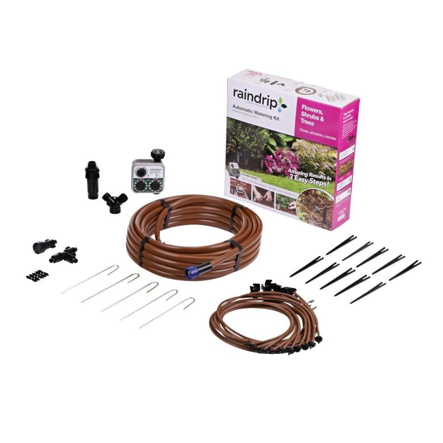 Raindrip Drip Irrigation Tree and Shrub Kit in the Drip ...