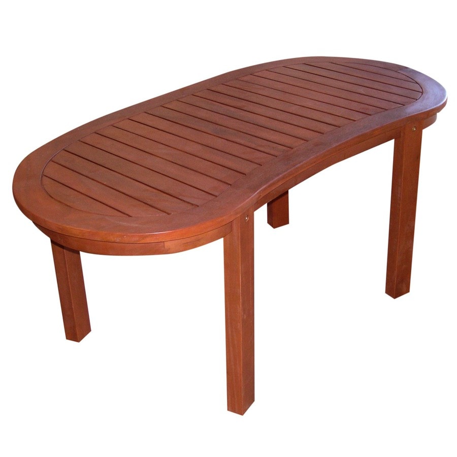 Wood Oval Patio Coffee Table At Lowes Wood Oval Patio Coffee Table