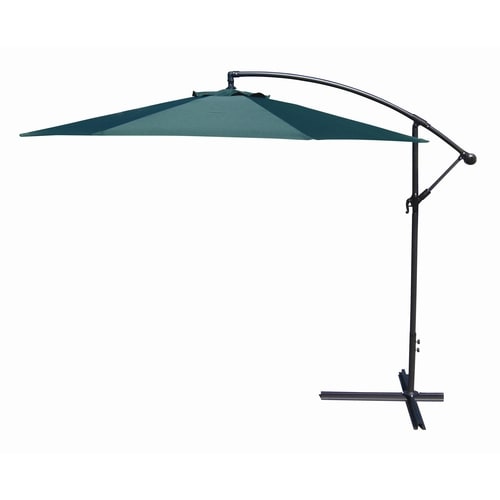 Jordan Manufacturing Green Offset 10-ft No-tilt Octagon Patio Umbrella ...