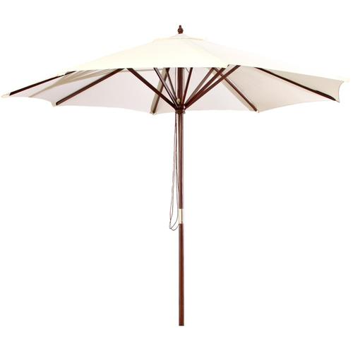 Jordan Manufacturing Natural Market 9ft Notilt Octagon Patio Umbrella