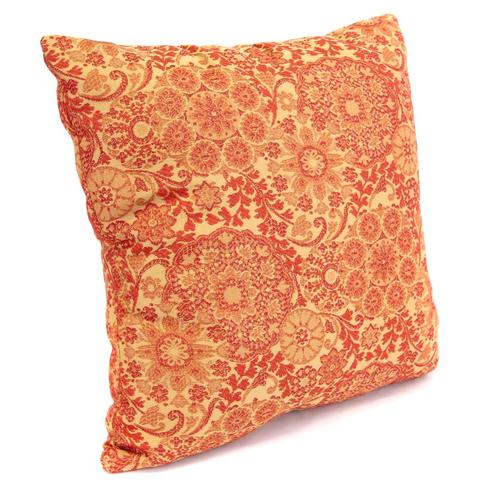 Jordan Manufacturing Outdoor 18in Toss Pillow Floral Marrakech Salsa
