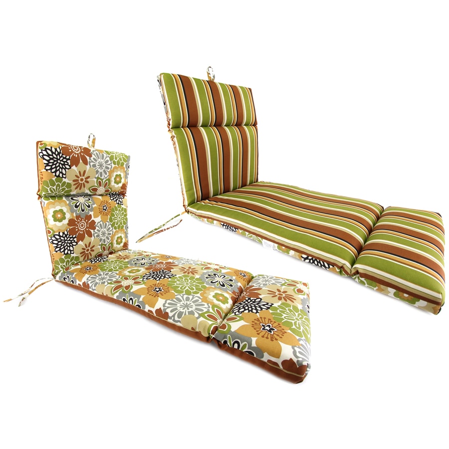 Jordan Manufacturing Floral Standard Patio Chair Cushion ...