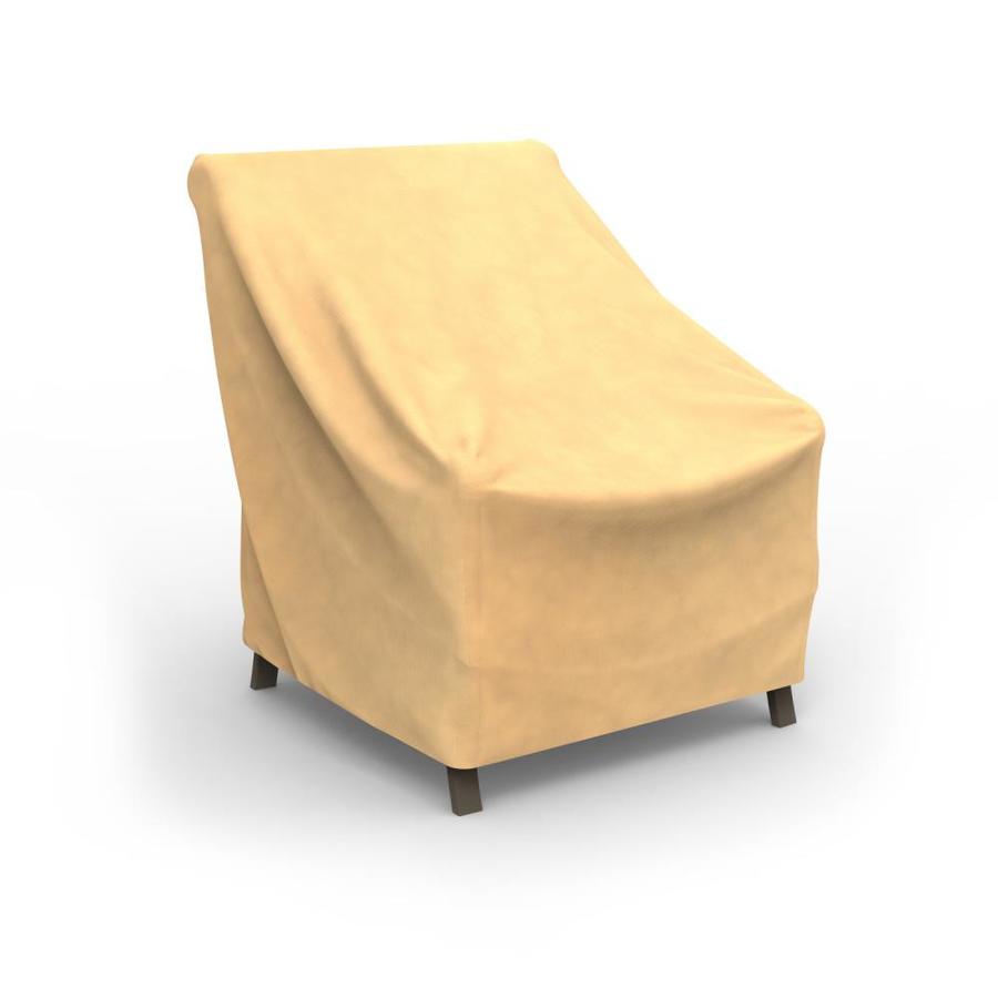 Budge All Seasons Tan Polypropylene Conversation Chair Cover At