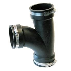 UPC 018578000315 product image for Fernco 3-in x 3.40-in x 3.40-in dia Flexible PVC Tee Fittings | upcitemdb.com