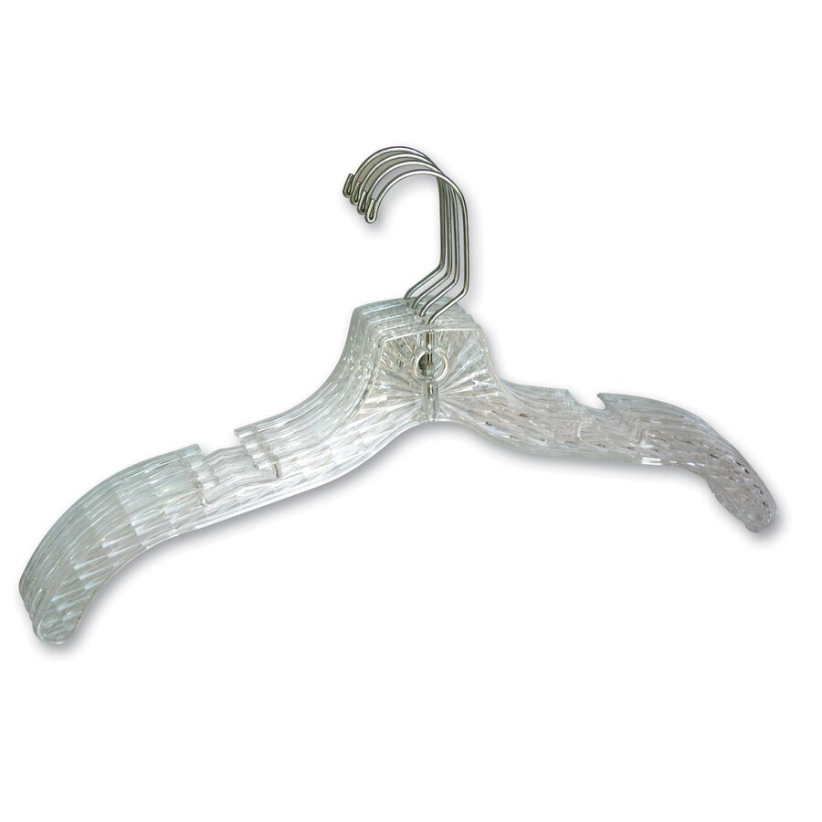 merrick C73410-D 4-Pack Crystal Dress Hangers