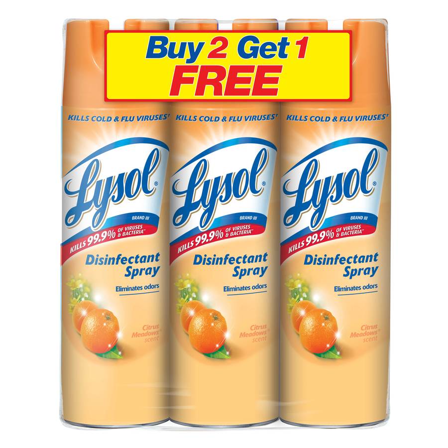 LYSOL 019200854481 Citrus Air Freshener Spray Air Freshener