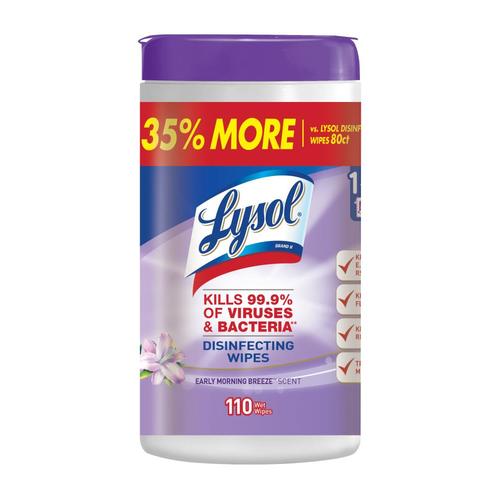 LYSOL Wipes Lavender 110ct in the Cleaning Cloths department at Lowes.com