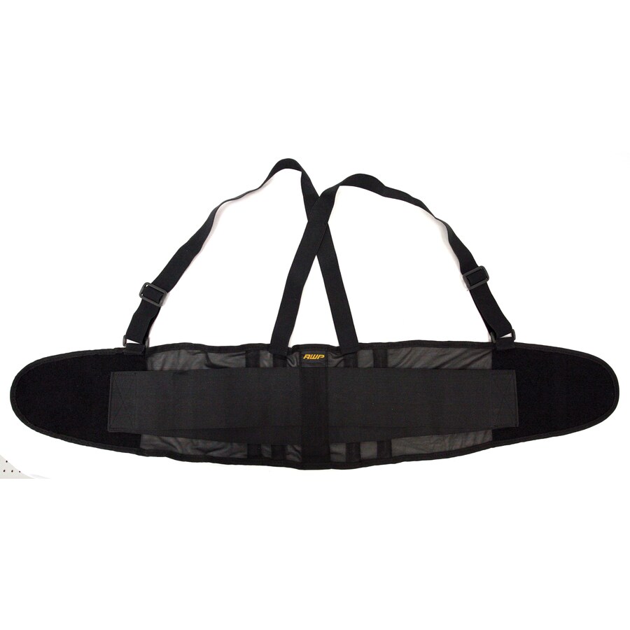 Awp Extra Large Polyester Hook N Loop Back Support At Lowes Com