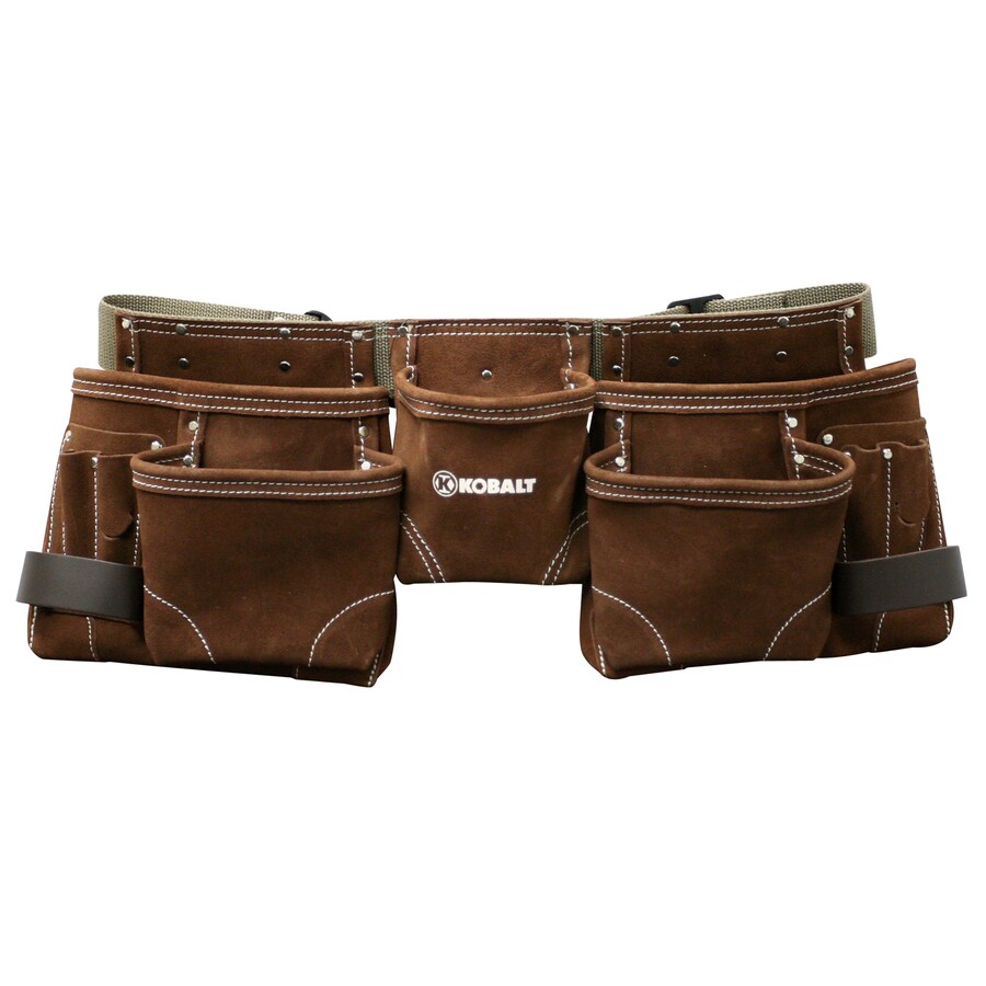 Kobalt General Construction Leather Tool Apron in the Tool Belts ...