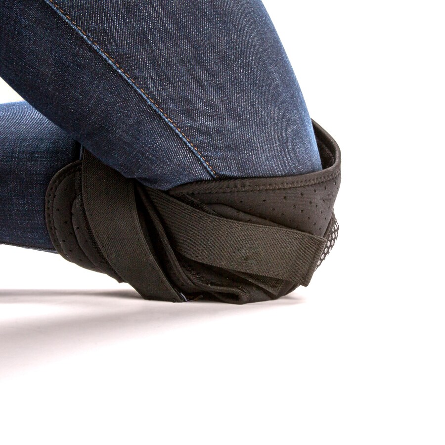 AWP HP Black Neoprene Knee Pads with Gel Padding and Adjustable Straps