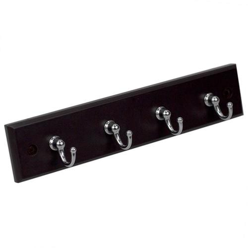 Home Basics 4 Hook Wall Mounted Key Rack, Cherry at Lowes.com