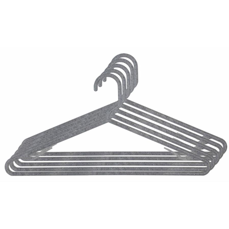 Home Basics 10Pack Plastic Clothing Hanger (Gray) in the Hangers