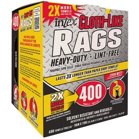 Intex Roll Towels 400-Pack Natural Fiber Blend Cloth