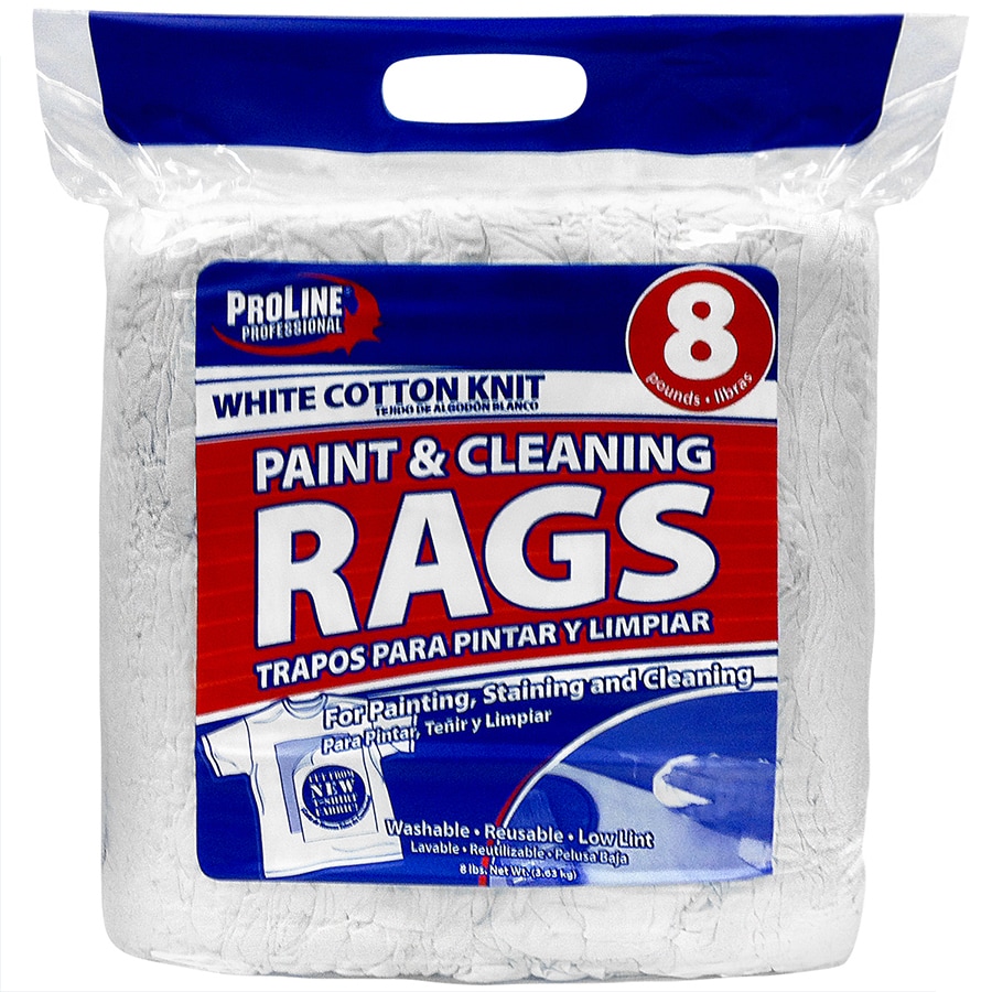 ProLine Paint rags 8-Pack Cotton Cloth in the Cleaning ...