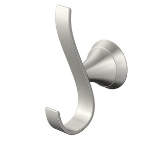 Jacuzzi Lyndsay 2-Hook Brushed Nickel Towel Hook