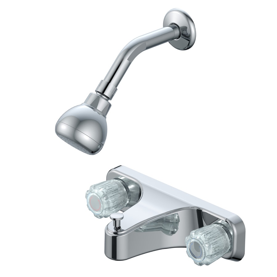 Shop Project Source Chrome 2Handle Bathtub and Shower Faucet with