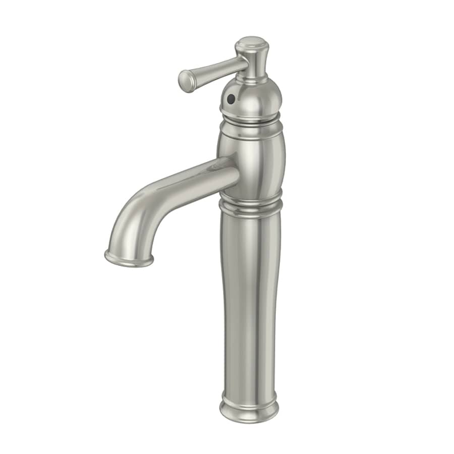 AquaSource Kensett Brushed Nickel 1-Handle Single Hole ...