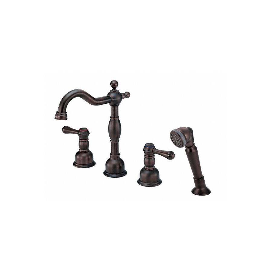 Danze D306757RB Opulence Oil-Rubbed Bronze 2-handle Deck Mount High-arc Bathtub Faucet (Valve Included)