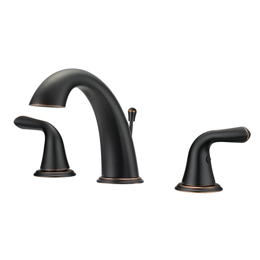 Project Source Oil Rubbed Bronze 2 Handle Widespread Watersense