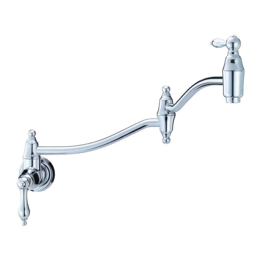 Danze Fairmont Chrome 2 Handle Wall Mount Pot Filler Kitchen Faucet Danze Fairmont Chrome 2 Handle Wall Mount Pot Filler Kitchen Faucet