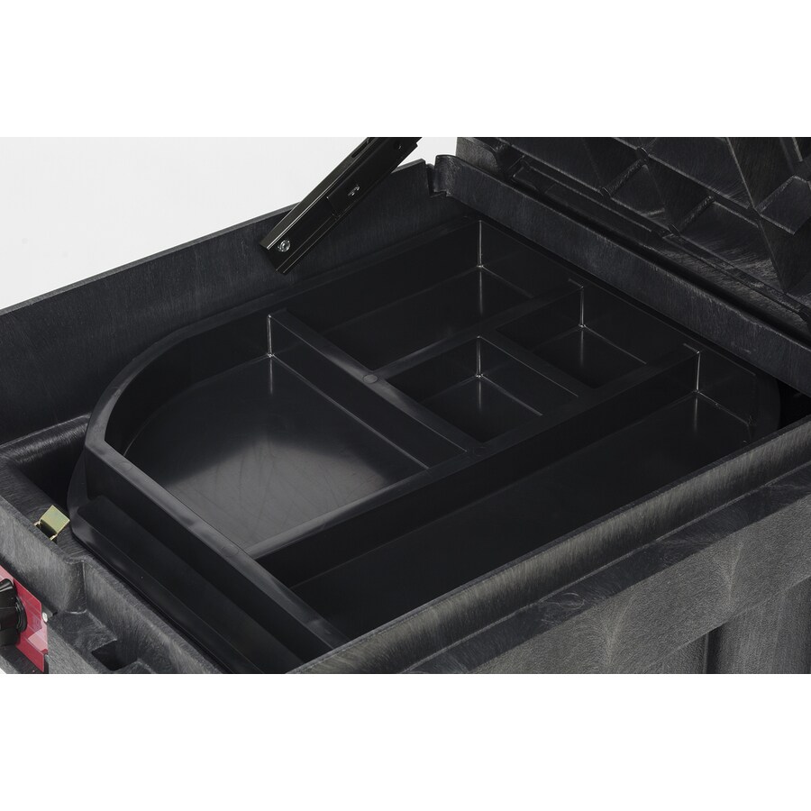 CONTICO 71.25-in x 21.5-in x 16.25-in Black Plastic Truck Tool Box in ...