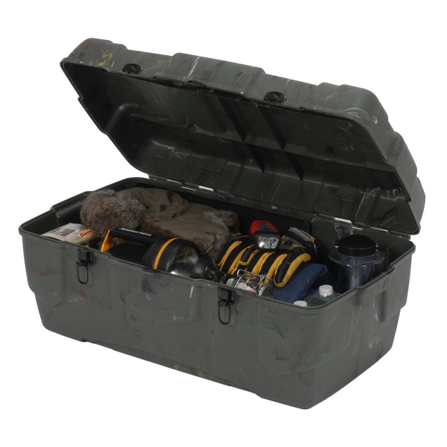 CONTICO Green Forest Camoflauge Plastic Truck Tool Box at