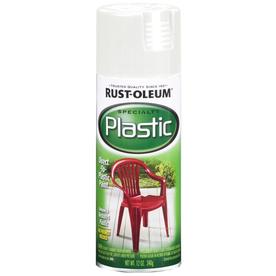 Rust-Oleum Specialty Paint for Plastic White Fade Resistant Spray Paint (Actual Net Contents: 12-oz)