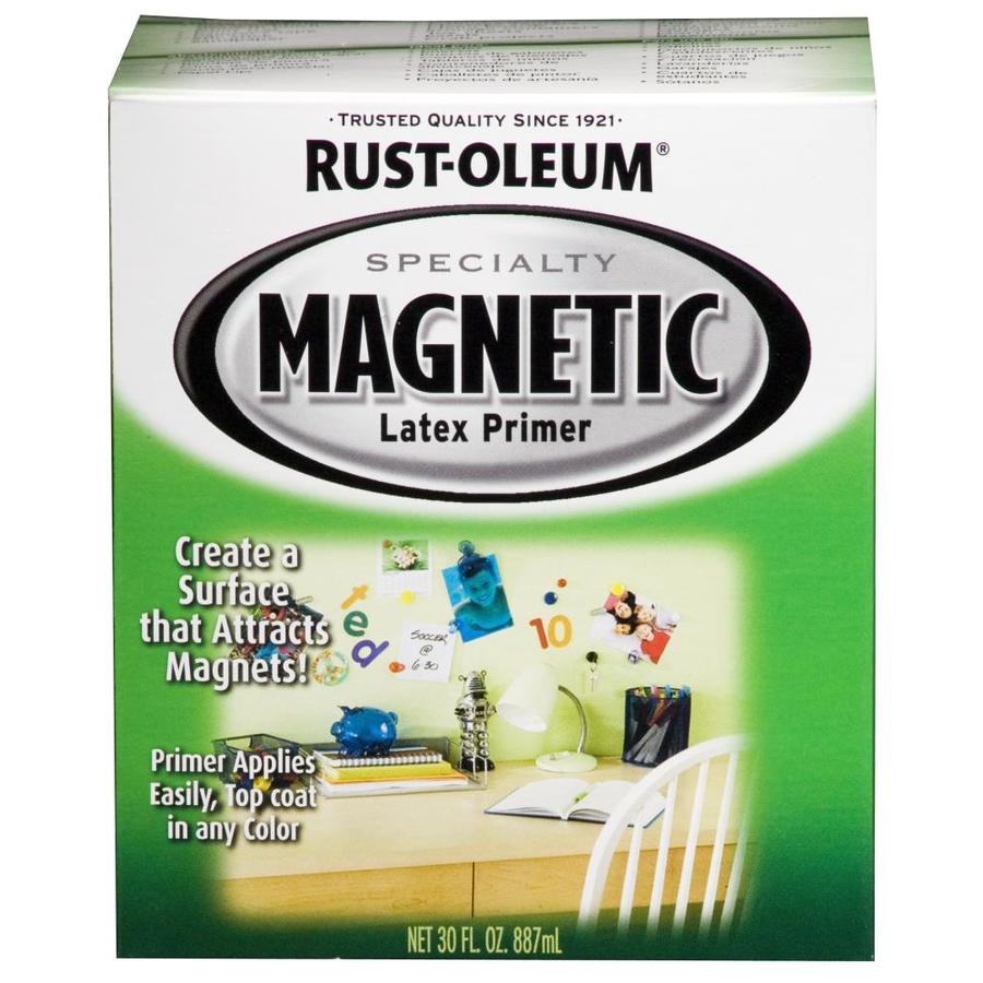Shop Rust-Oleum Black Flat Magnetic Oil-Based Enamel Interior ... Shop Rust-Oleum Black Flat Magnetic Oil-Based Enamel Interior ...